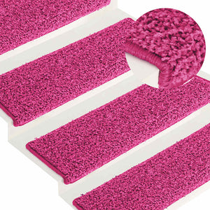 Rosa Stufenmatten 65x21 cm, 30er Set