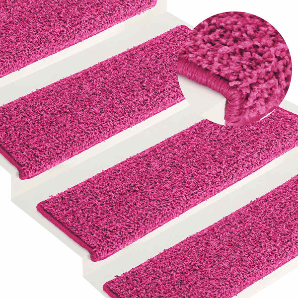 Rosa Stufenmatten 65x21 cm, 30er Set