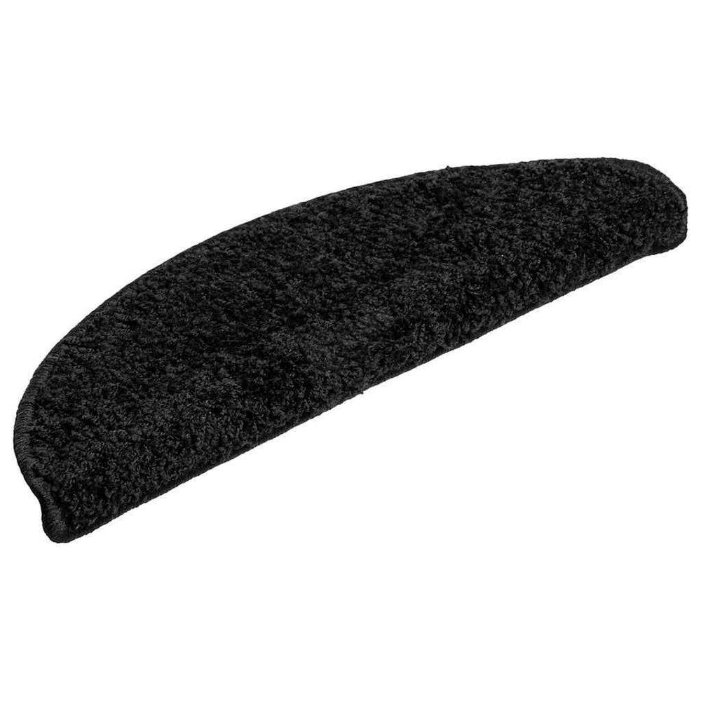 Stufenmatten Halbrund Schwarz 56x17 cm, 20er Set