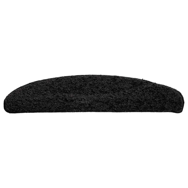 Stufenmatten Halbrund Schwarz 56x17 cm, 20er Set