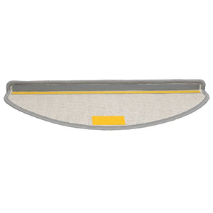 Graue Stufenmatten Halbrund 65x21 cm, 20er Set
