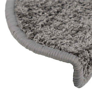 Graue Stufenmatten Halbrund 65x21 cm, 20er Set