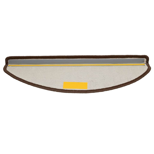 Stufenmatten Halbrund Braun 65x21 cm, 20er Set