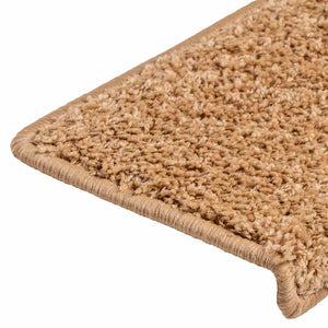 Beige Stufenmatten, 20er Set, 65x21 cm
