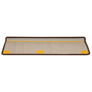 Braune Stufenmatten, 20er Set, 65x21 cm