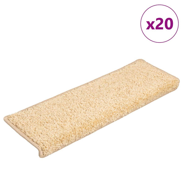 Stufenmatten Creme 65x21cm, 20er Set