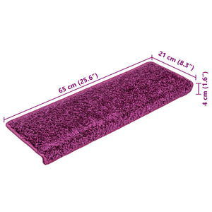 Violette Stufenmatten, 20er-Set, 65x21 cm