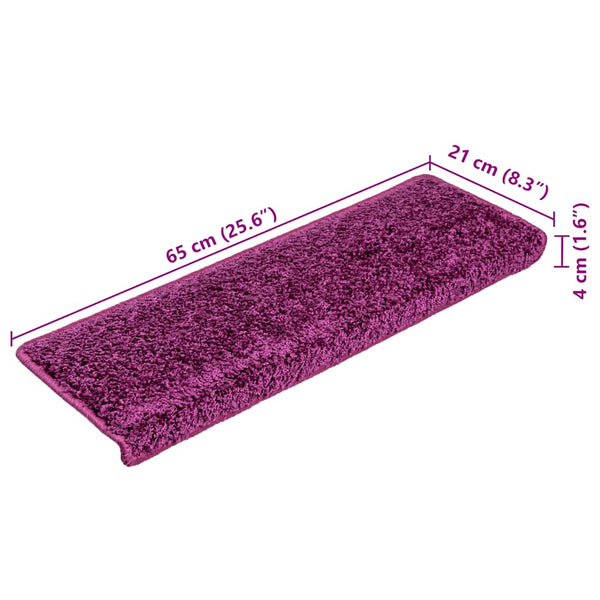 Violette Stufenmatten, 20er-Set, 65x21 cm