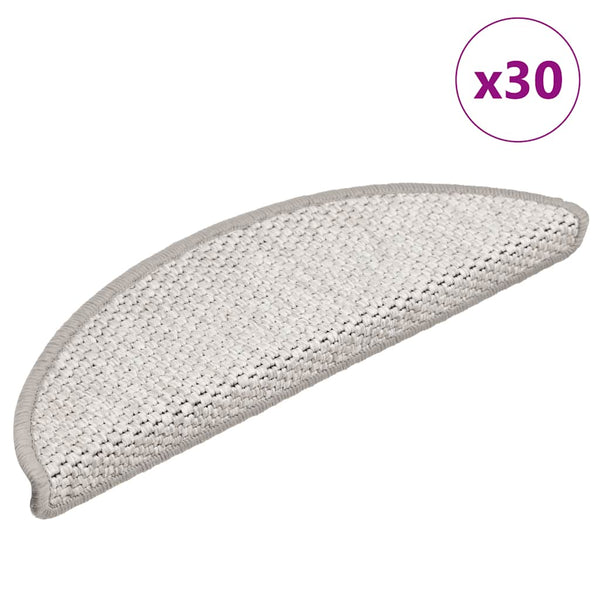 Sisal Treppenmatten Selbstklebend, 30er Set