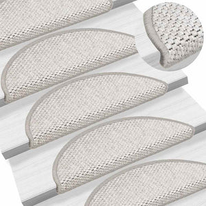 Sisal Treppenmatten Selbstklebend, 30er Set