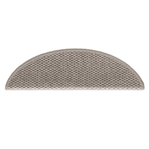 Selbstklebende Stufenmatten Sisal-Optik Silber 30er Set