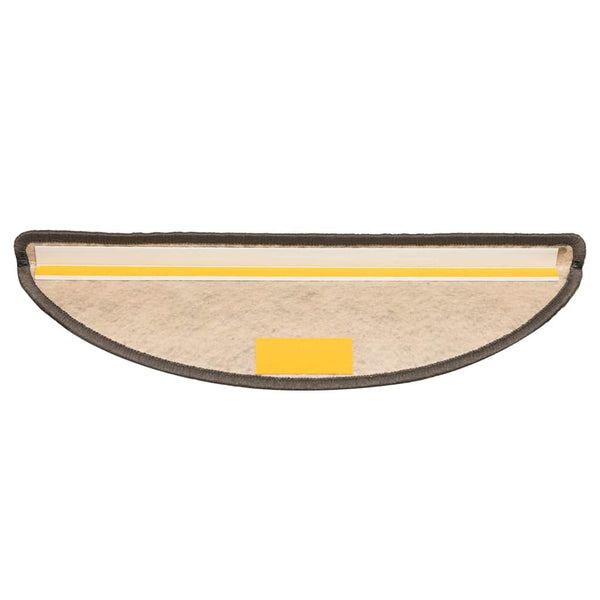 Sisal Treppenmatten Selbstklebend Grau-Beige, 30 Stk.