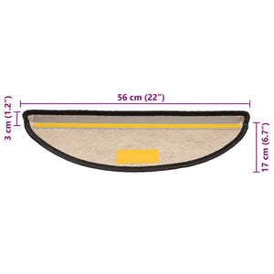 Selbstklebende Stufenmatten Sisal-Optik, 30er Set