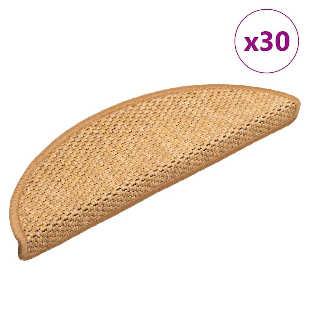 Sisal Stufenmatten Selbstklebend, 30er Set
