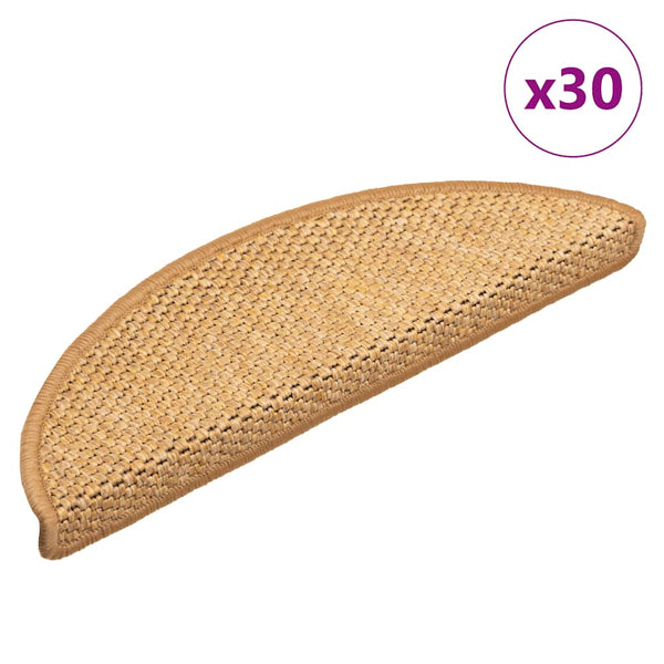Sisal Stufenmatten Selbstklebend, 30er Set