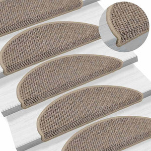 Sisal Treppenmatten Selbstklebend, 30er Set