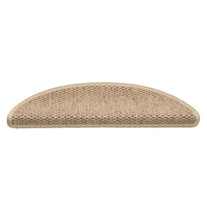 Selbstklebende Stufenmatten Sisal-Optik Sand, 30er Set