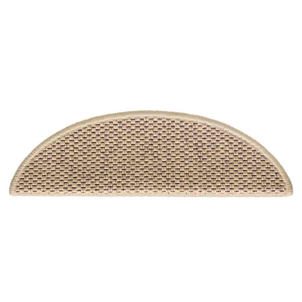 Selbstklebende Stufenmatten Sisal-Optik Sand, 30er Set