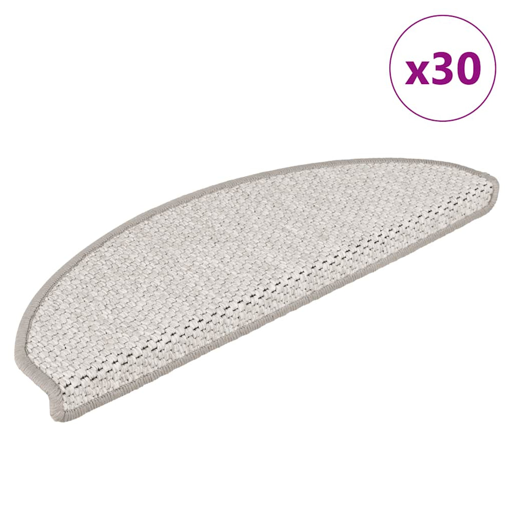 Selbstklebende Stufenmatten Sisal-Optik, 30er Set