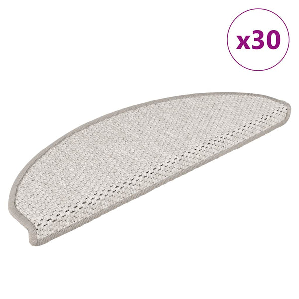 Selbstklebende Stufenmatten Sisal-Optik, 30er Set