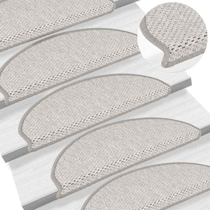 Selbstklebende Stufenmatten Sisal-Optik, 30er Set