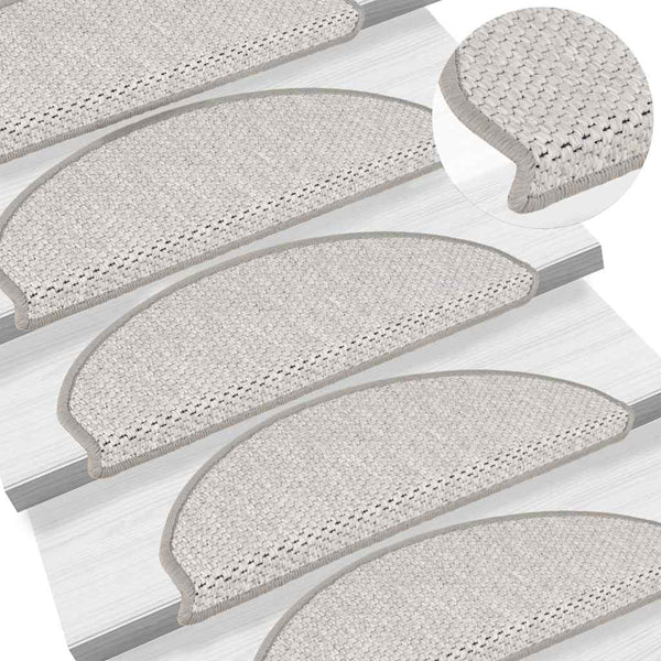 Selbstklebende Stufenmatten Sisal-Optik, 30er Set