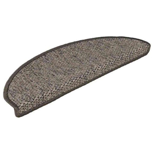Selbstklebende Stufenmatten Sisal-Optik Grau-Beige, 30 Stk.