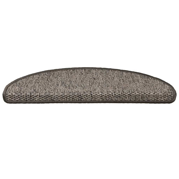 Selbstklebende Stufenmatten Sisal-Optik Grau-Beige, 30 Stk.