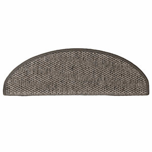 Selbstklebende Stufenmatten Sisal-Optik Grau-Beige, 30 Stk.