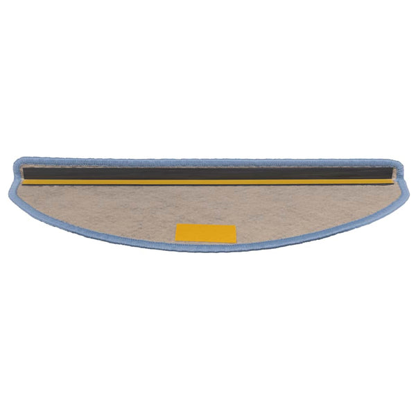 Selbstklebende Stufenmatten Sisal-Optik, 30er-Set, Blau