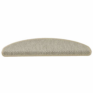 Sisal Treppenmatten Selbstklebend Hellgrün, 30er Set