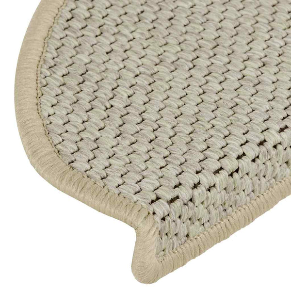 Sisal Treppenmatten Selbstklebend Hellgrün, 30er Set