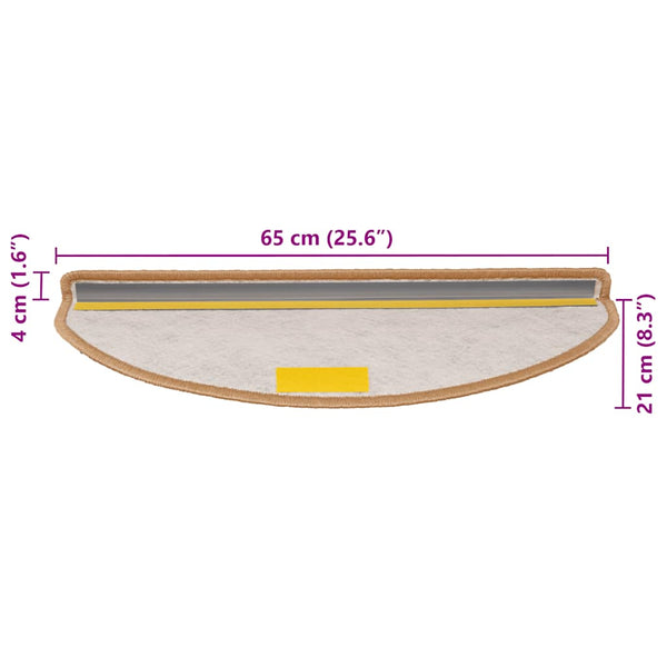Sisal Treppenmatten Selbstklebend, 30er Set