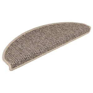 Selbstklebende Stufenmatten Sisal-Optik, 30er-Set