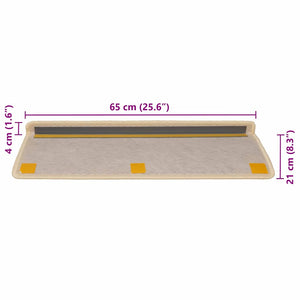Selbstklebende Stufenmatten Sisal-Optik, 30er Set