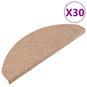 Selbstklebende Stufenmatten, 30er Set Beige