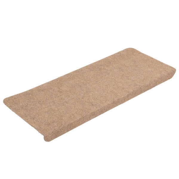 Selbstklebende Stufenmatten Beige, 30er Set