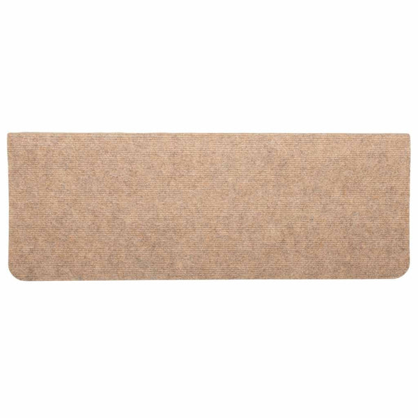 Selbstklebende Stufenmatten Beige, 30er Set