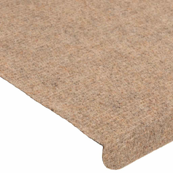 Selbstklebende Stufenmatten Beige, 30er Set