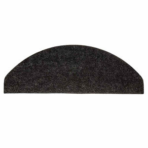 Selbstklebende Stufenmatten, 30 Stk. Schwarz 56x17 cm