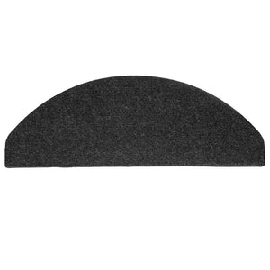 Selbstklebende Stufenmatten, 30 Stk, Schwarz 65x22,5 cm