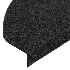 Selbstklebende Stufenmatten, 30 Stk, Schwarz 65x22,5 cm