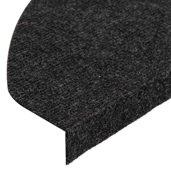 Selbstklebende Stufenmatten, 30 Stk, Schwarz 65x22,5 cm