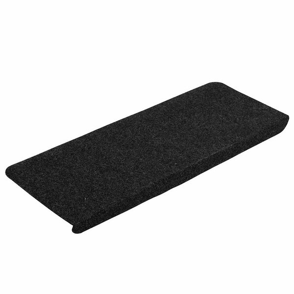 Selbstklebende Stufenmatten, 30 Stk, Schwarz, 65x24,5 cm