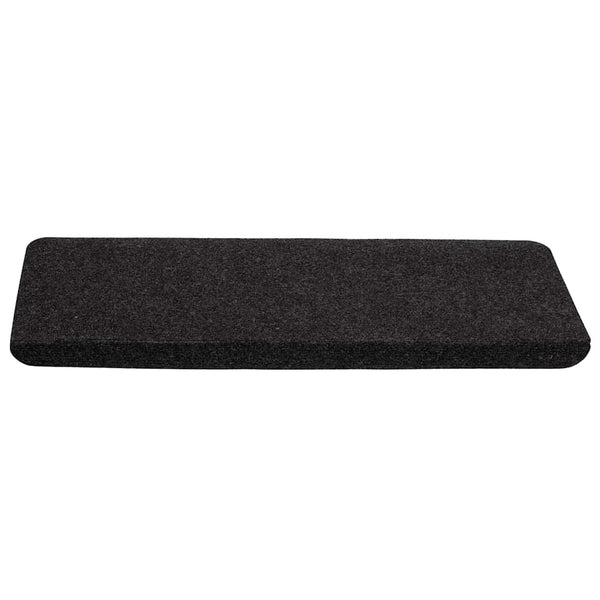 Selbstklebende Stufenmatten, 30 Stk, Schwarz, 65x24,5 cm