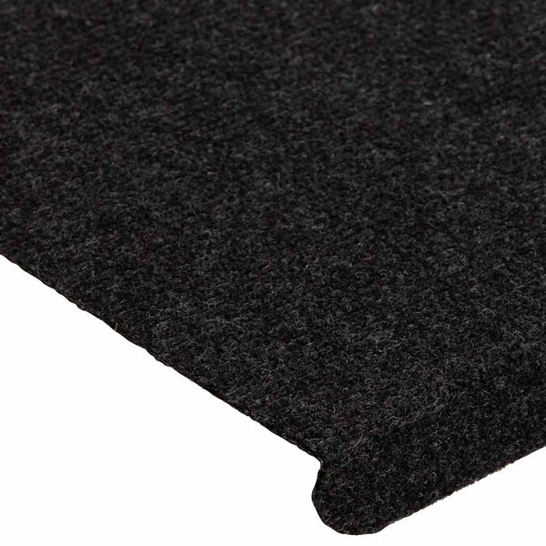 Selbstklebende Stufenmatten, 30 Stk, Schwarz, 65x24,5 cm