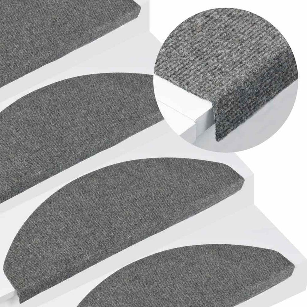 Selbstklebende Stufenmatten Grau 20er Set