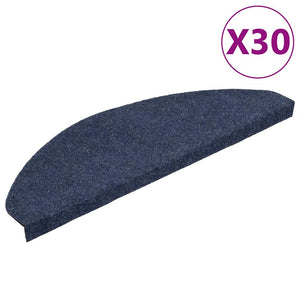 Selbstklebende Stufenmatten, 30er Set, Blau