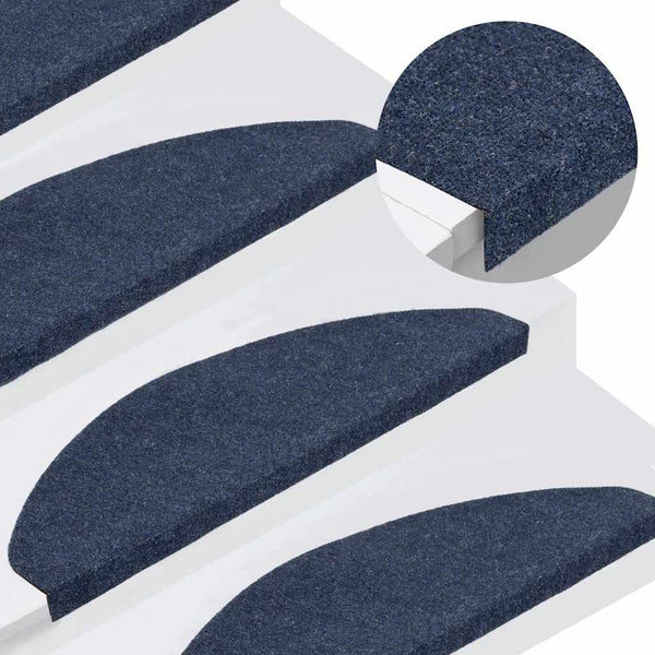 Selbstklebende Stufenmatten, 30er Set, Blau