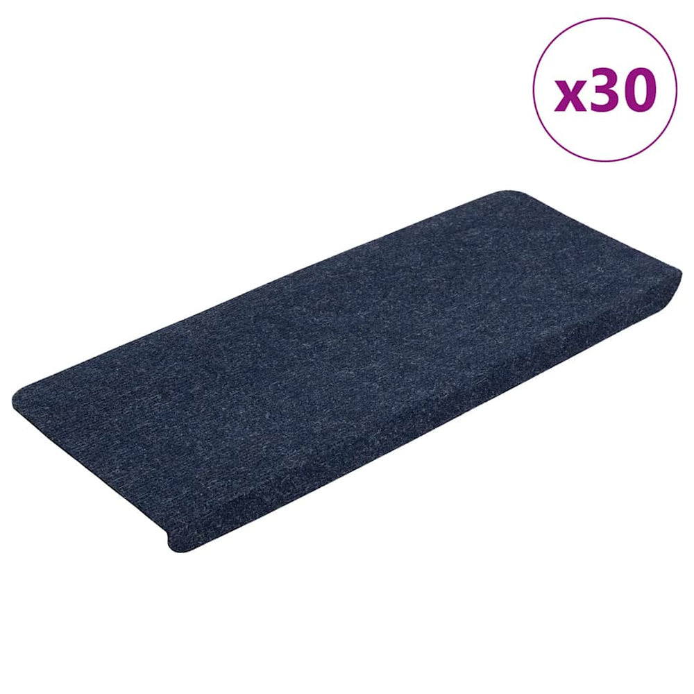 Selbstklebende Stufenmatten, 30er Set, Blau